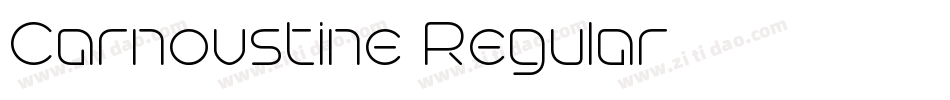 Carnovstine Regular字体转换